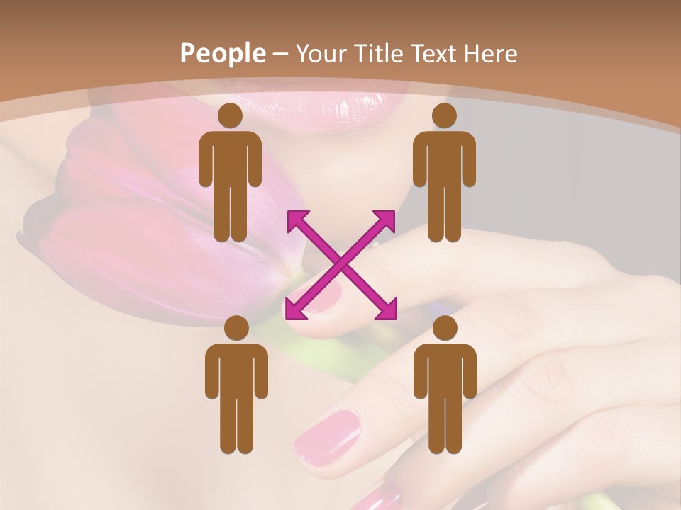 Pink Detail Purple PowerPoint Template