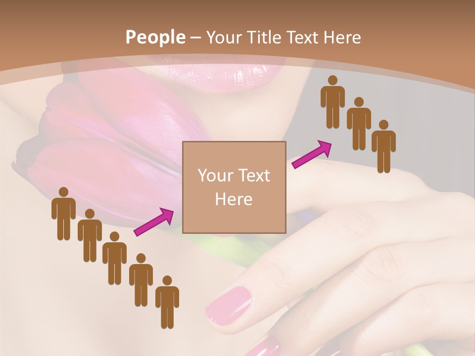 Pink Detail Purple PowerPoint Template