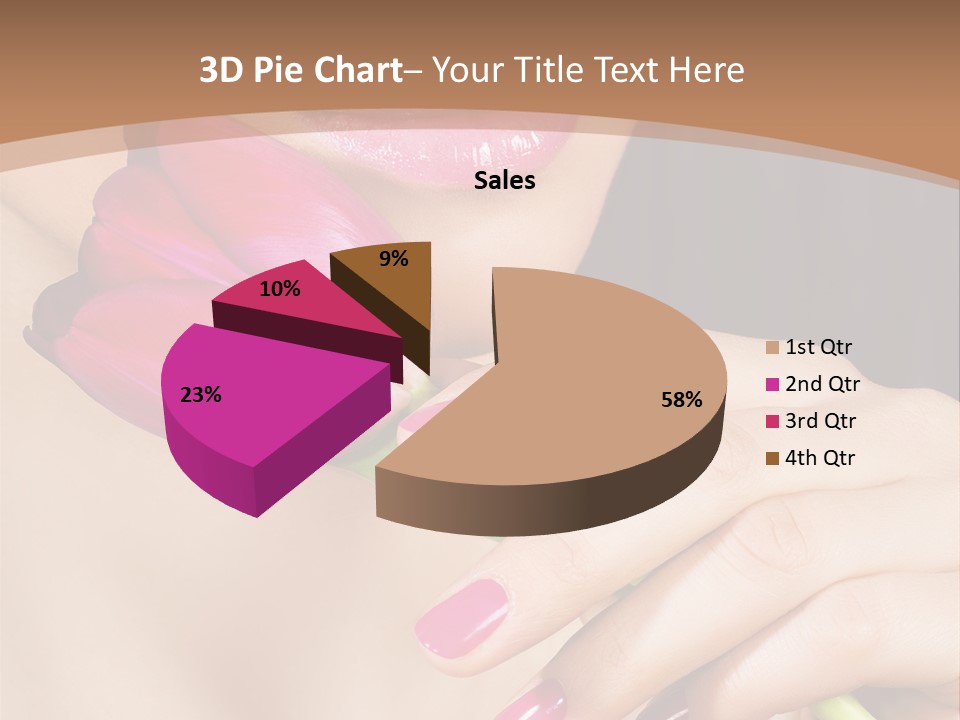 Pink Detail Purple PowerPoint Template