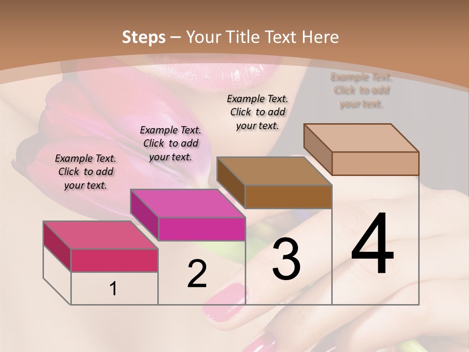 Pink Detail Purple PowerPoint Template