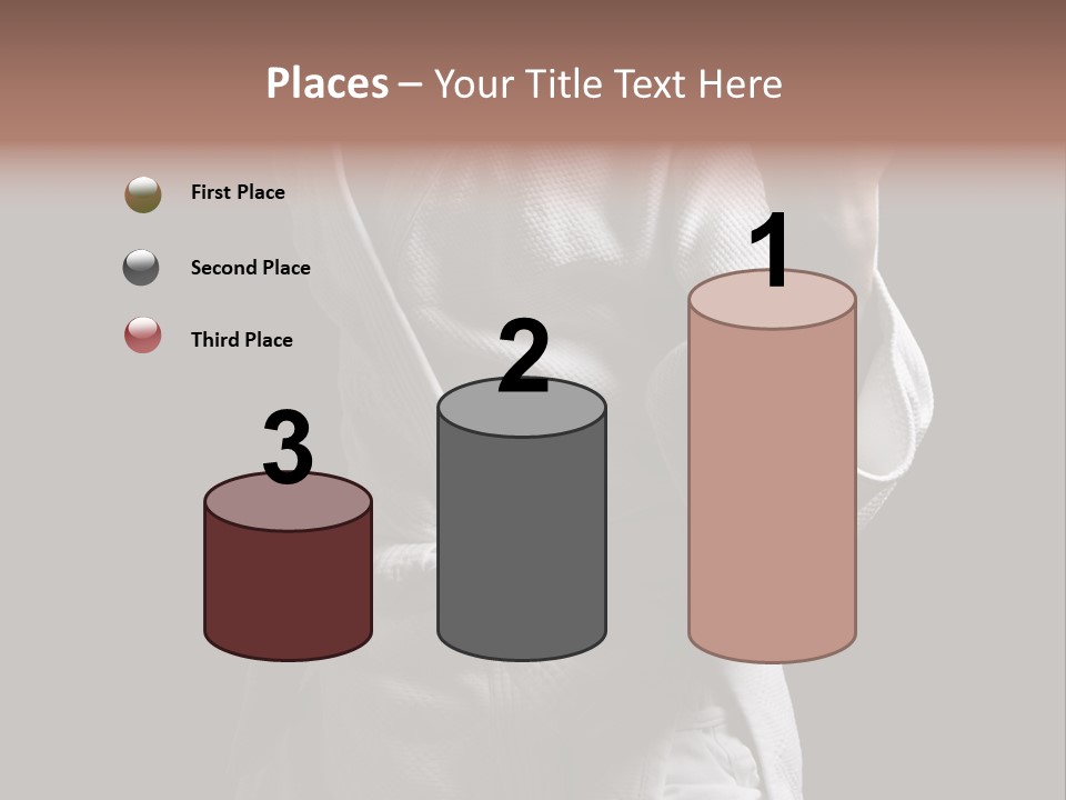 Position White Caucasian PowerPoint Template