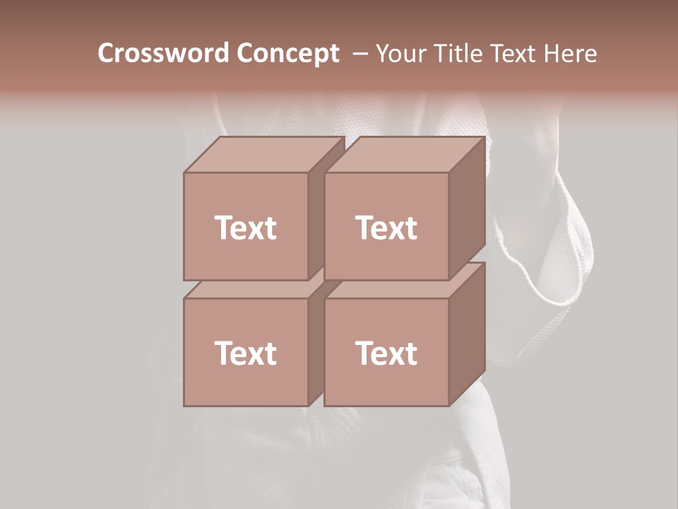Position White Caucasian PowerPoint Template