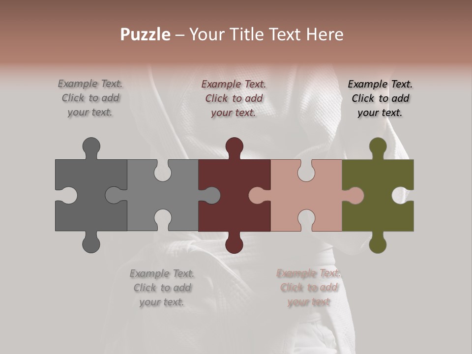 Position White Caucasian PowerPoint Template