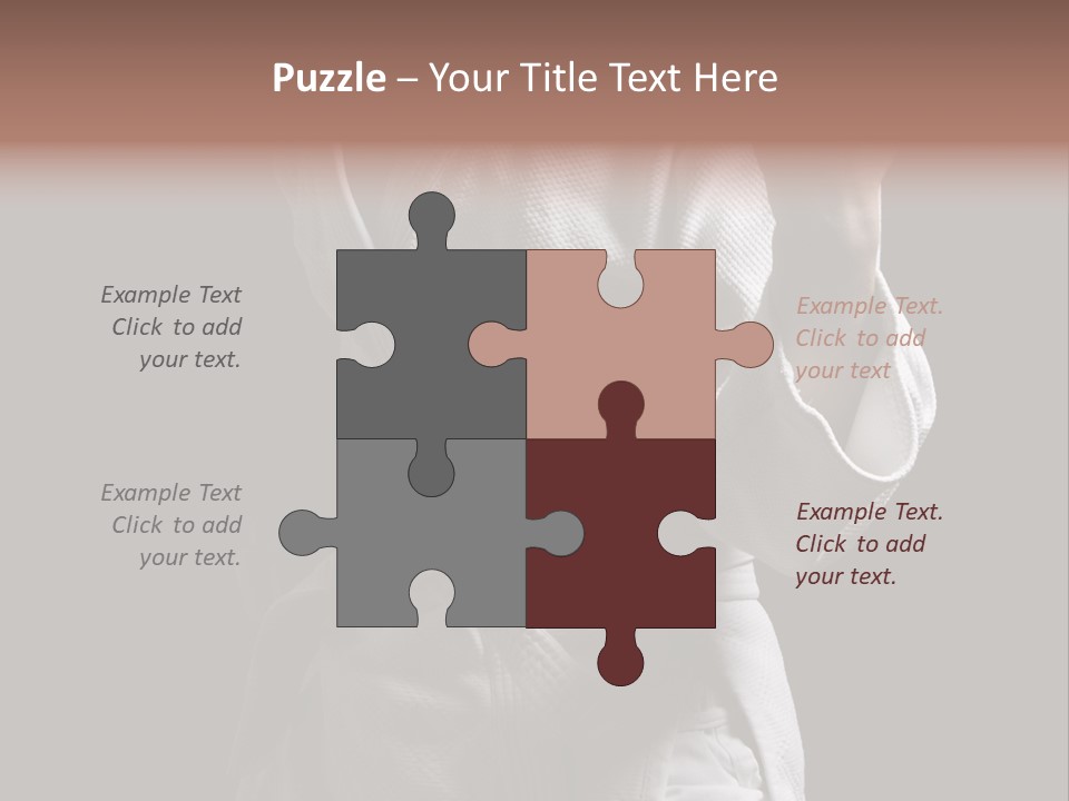 Position White Caucasian PowerPoint Template