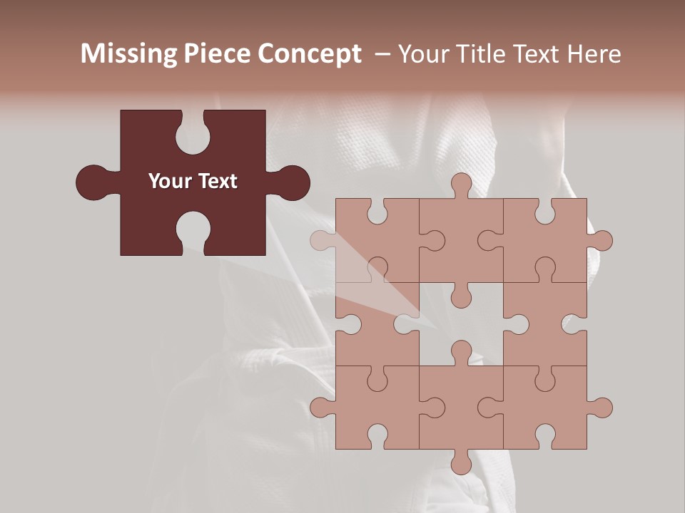 Position White Caucasian PowerPoint Template