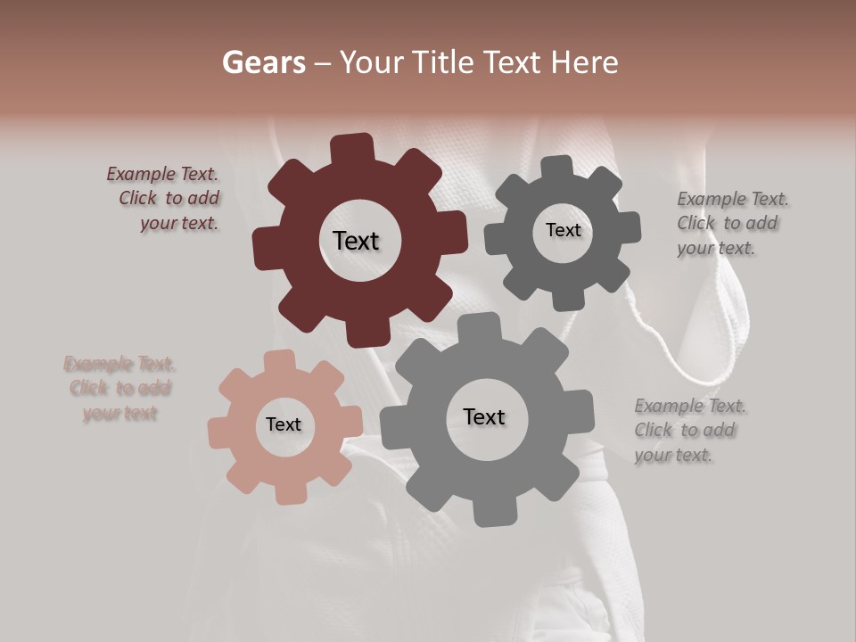 Position White Caucasian PowerPoint Template