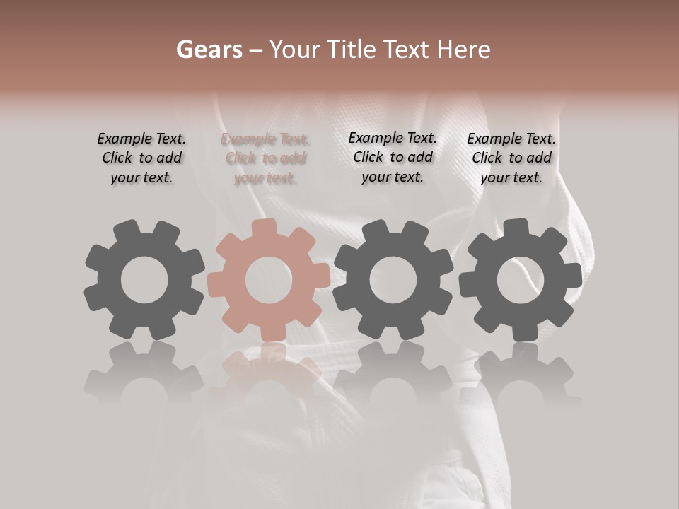 Position White Caucasian PowerPoint Template