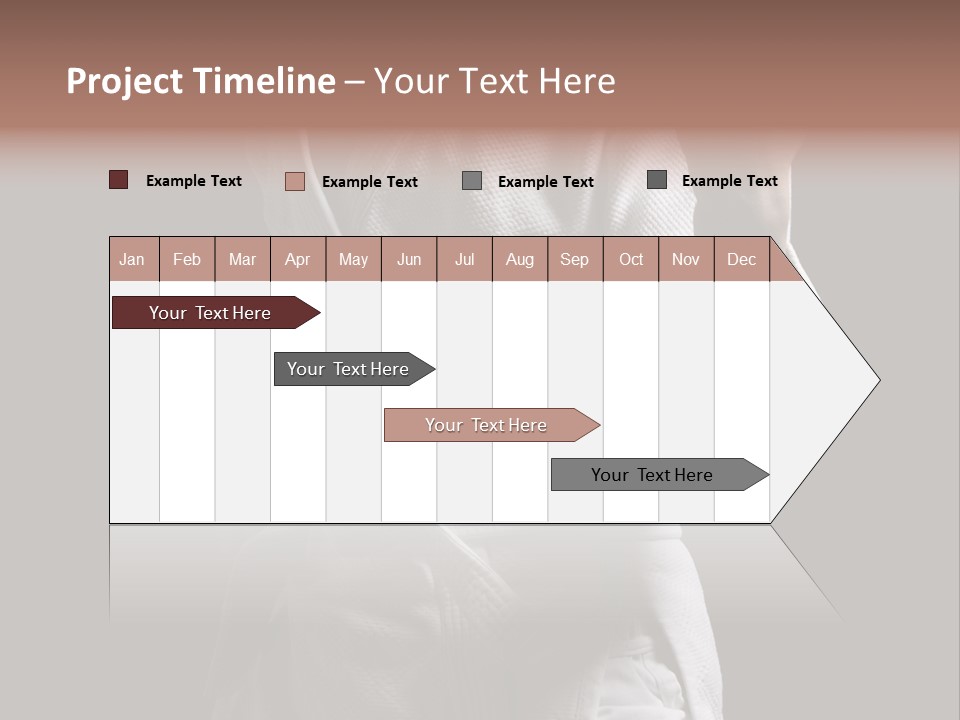 Position White Caucasian PowerPoint Template
