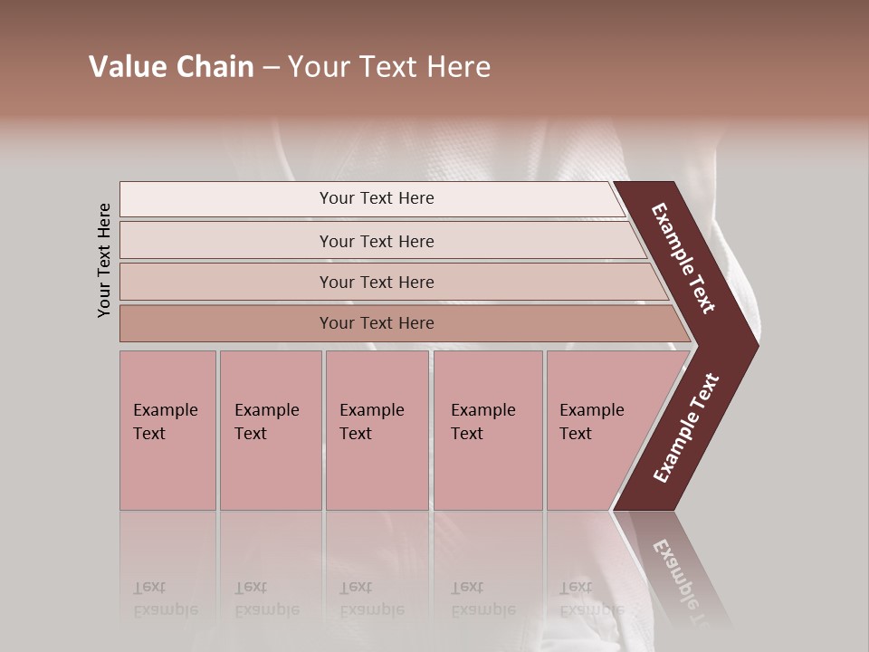 Position White Caucasian PowerPoint Template