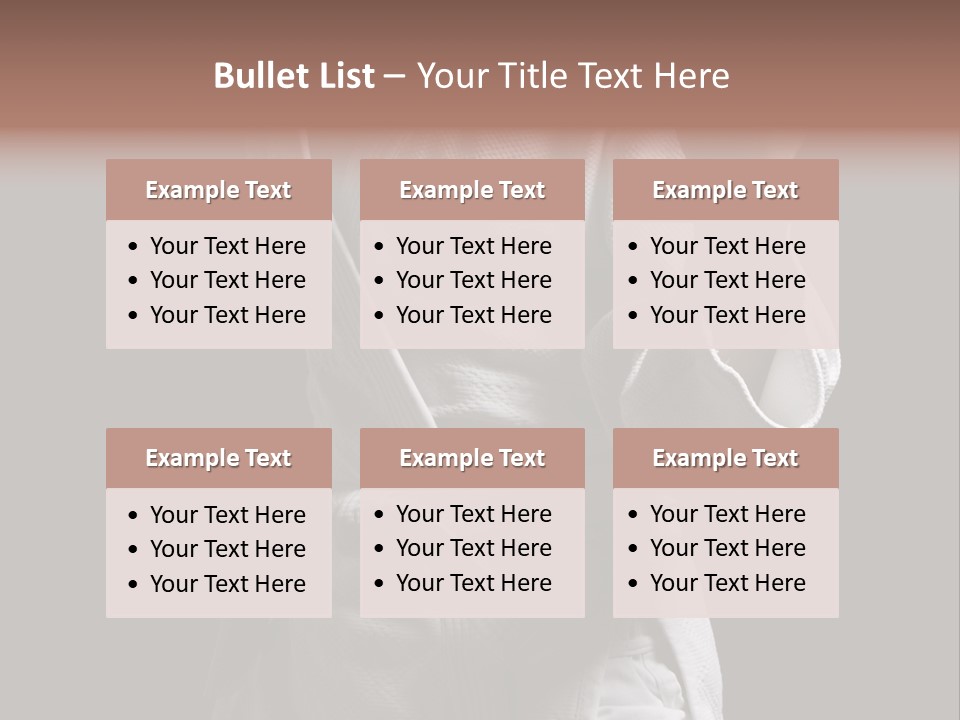 Position White Caucasian PowerPoint Template