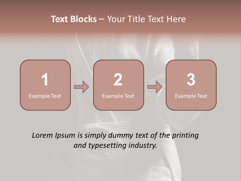 Position White Caucasian PowerPoint Template