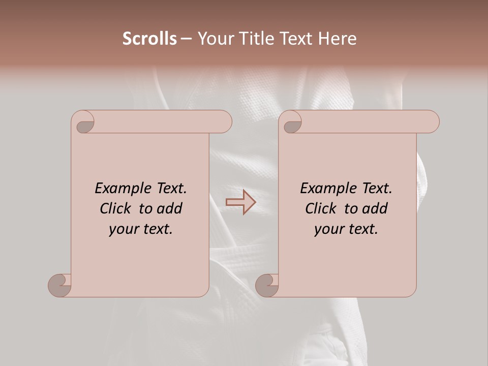 Position White Caucasian PowerPoint Template