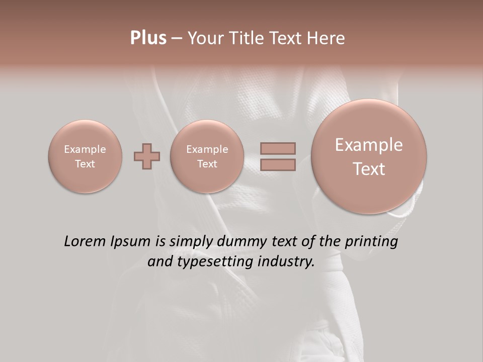 Position White Caucasian PowerPoint Template