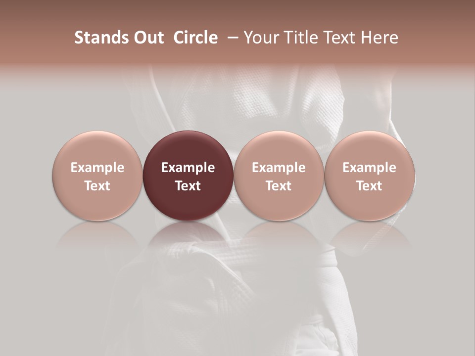 Position White Caucasian PowerPoint Template