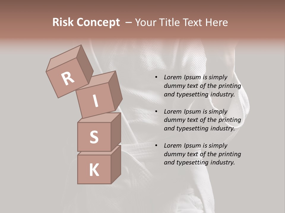 Position White Caucasian PowerPoint Template