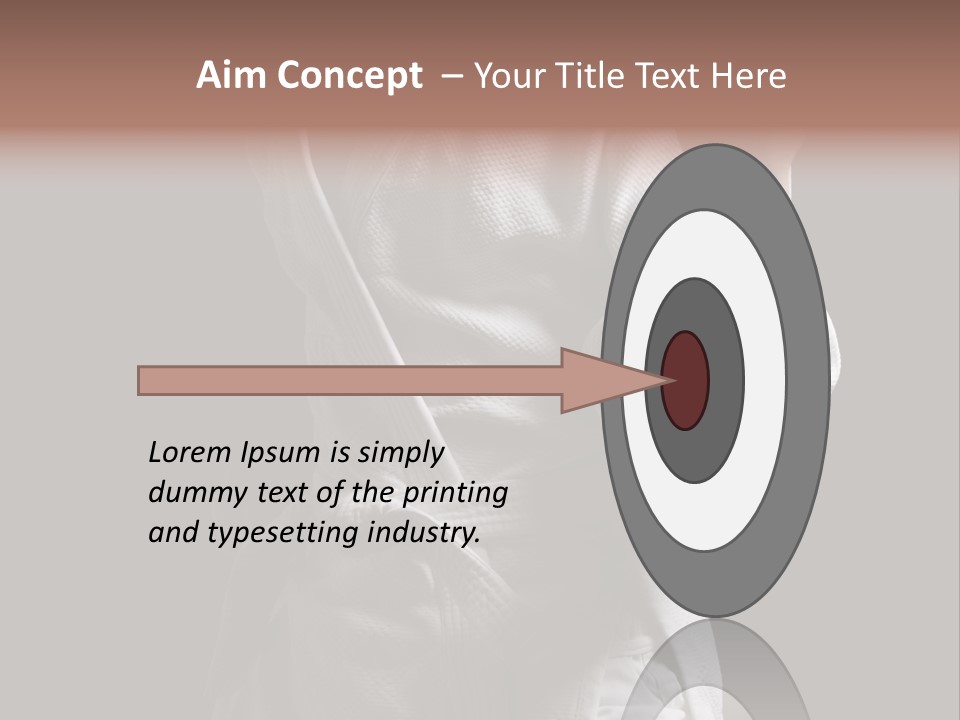 Position White Caucasian PowerPoint Template