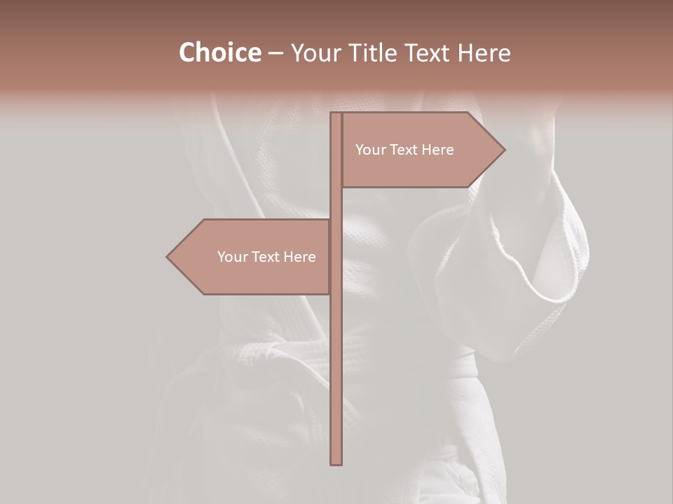 Position White Caucasian PowerPoint Template