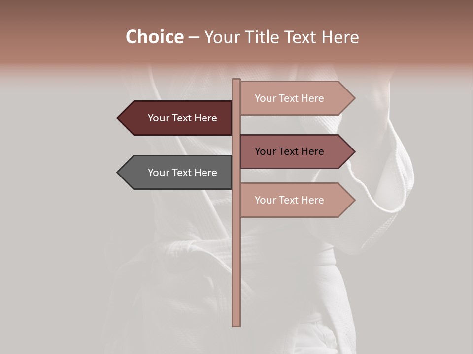 Position White Caucasian PowerPoint Template