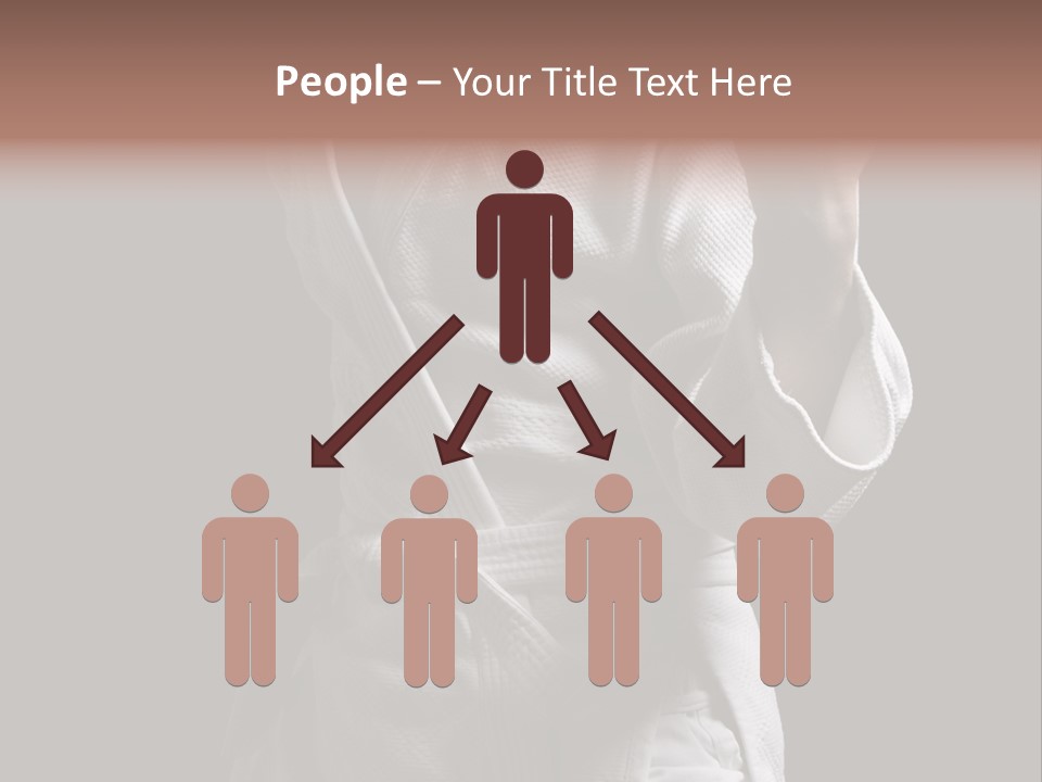 Position White Caucasian PowerPoint Template