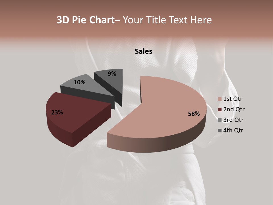 Position White Caucasian PowerPoint Template