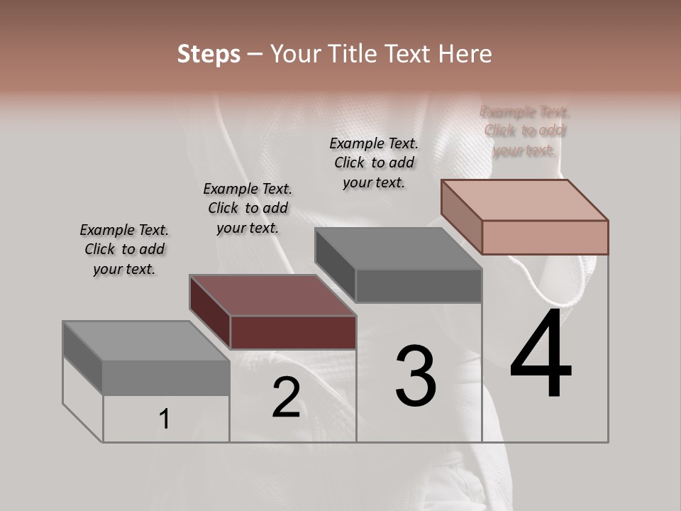 Position White Caucasian PowerPoint Template