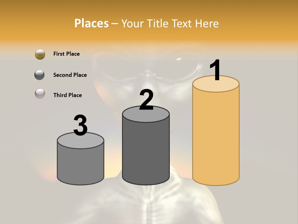 Eyesight Extraterrestrial Expression PowerPoint Template