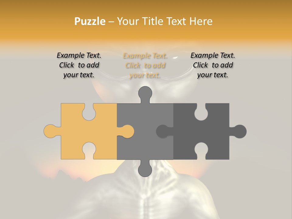 Eyesight Extraterrestrial Expression PowerPoint Template