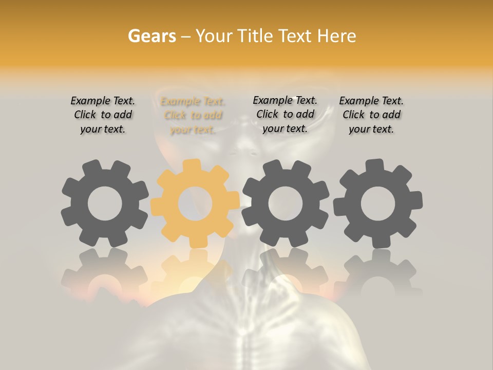 Eyesight Extraterrestrial Expression PowerPoint Template