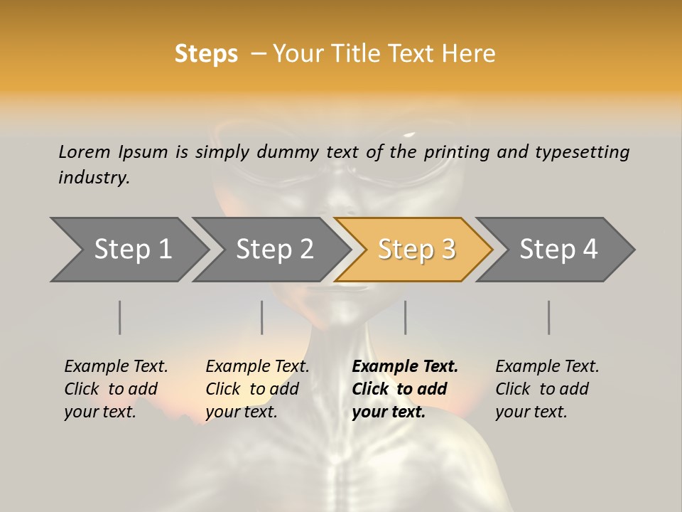 Eyesight Extraterrestrial Expression PowerPoint Template