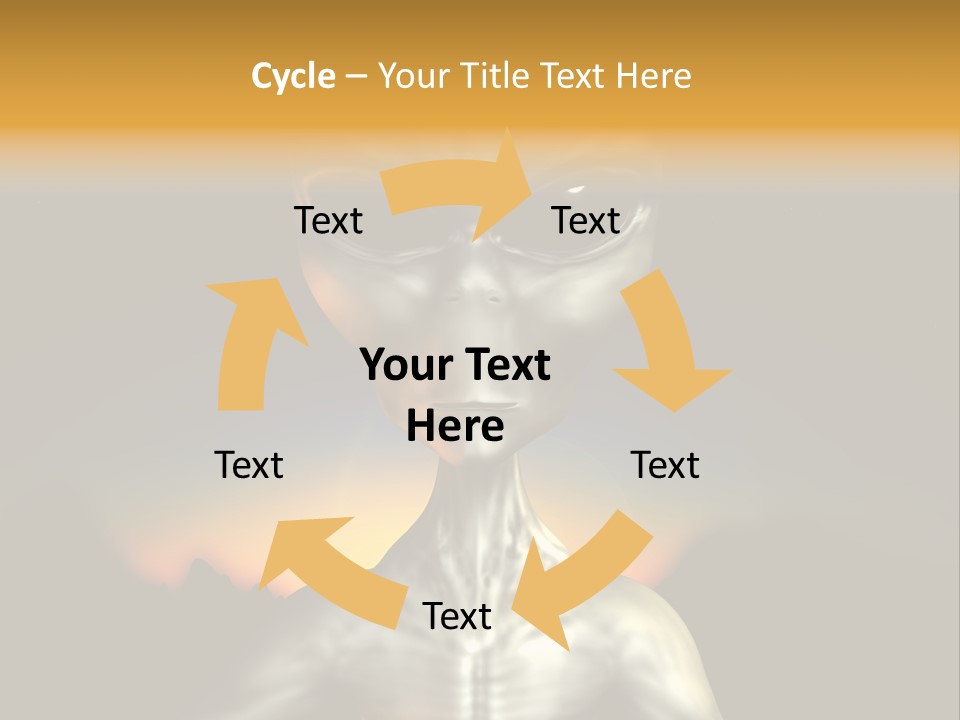 Eyesight Extraterrestrial Expression PowerPoint Template