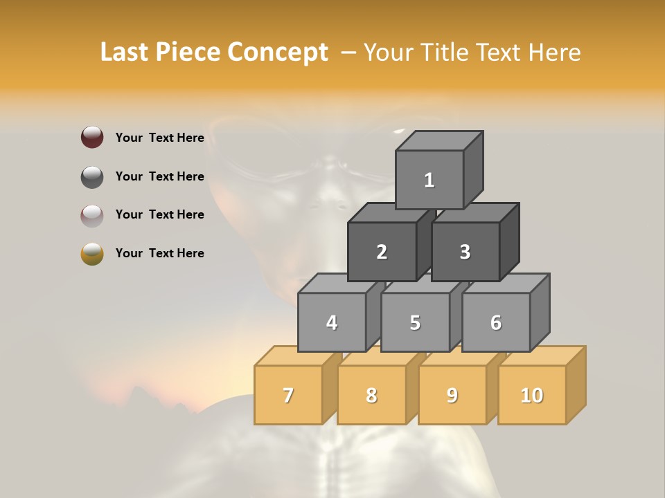 Eyesight Extraterrestrial Expression PowerPoint Template