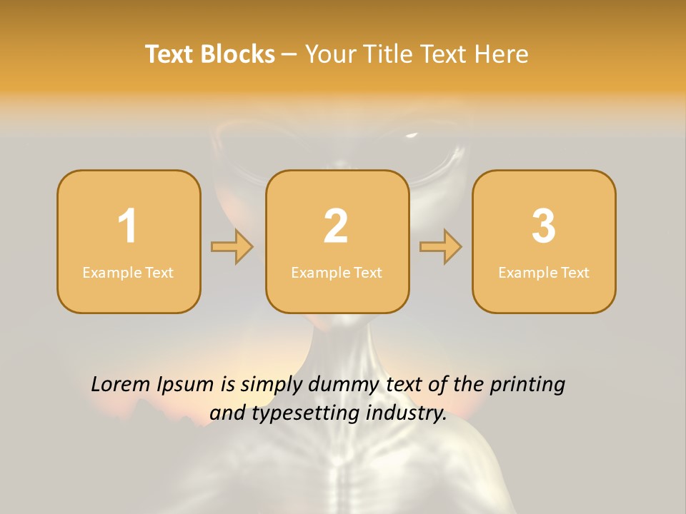Eyesight Extraterrestrial Expression PowerPoint Template