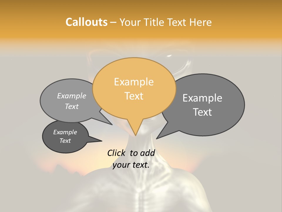 Eyesight Extraterrestrial Expression PowerPoint Template