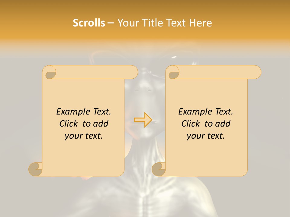 Eyesight Extraterrestrial Expression PowerPoint Template