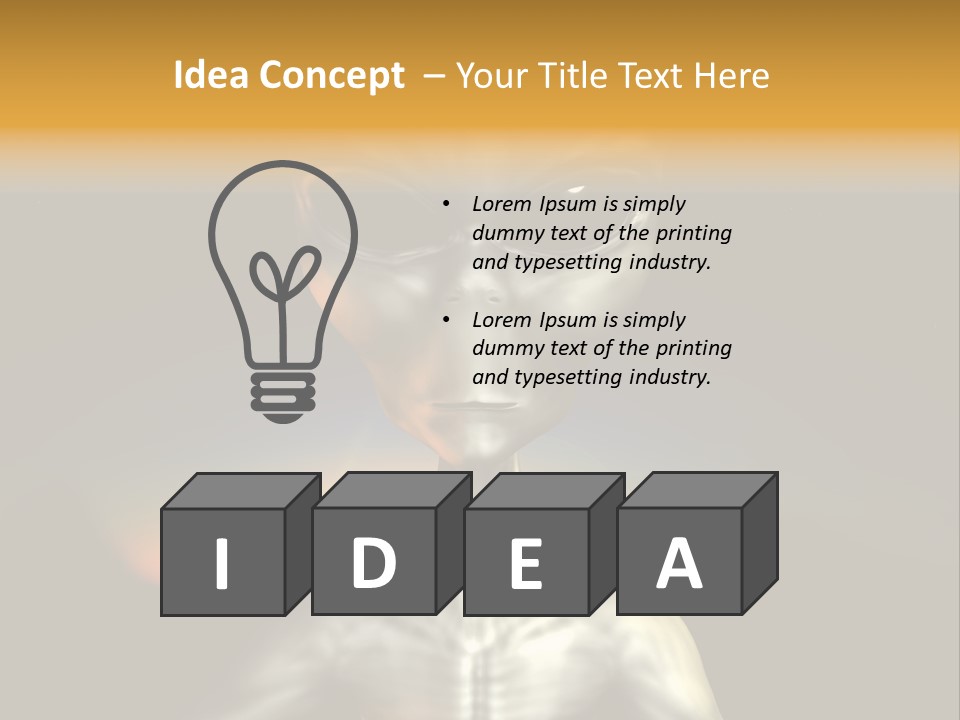 Eyesight Extraterrestrial Expression PowerPoint Template