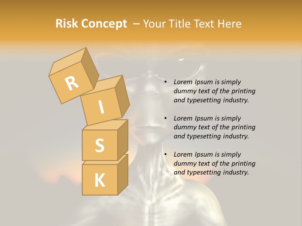 Eyesight Extraterrestrial Expression PowerPoint Template