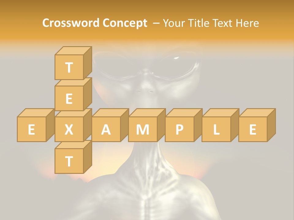 Eyesight Extraterrestrial Expression PowerPoint Template