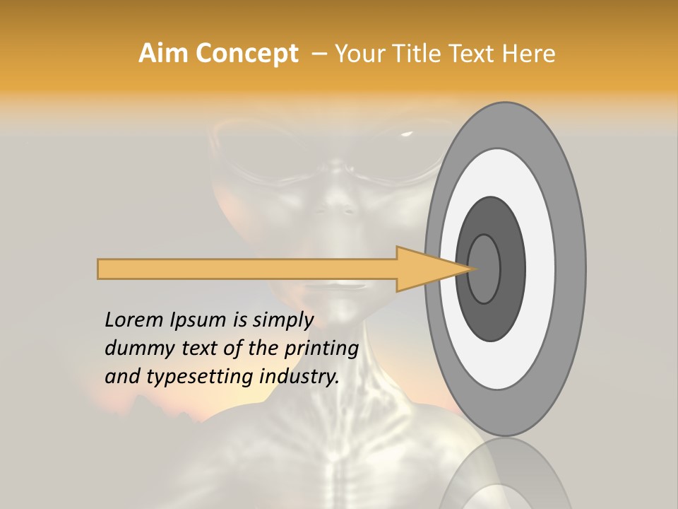 Eyesight Extraterrestrial Expression PowerPoint Template