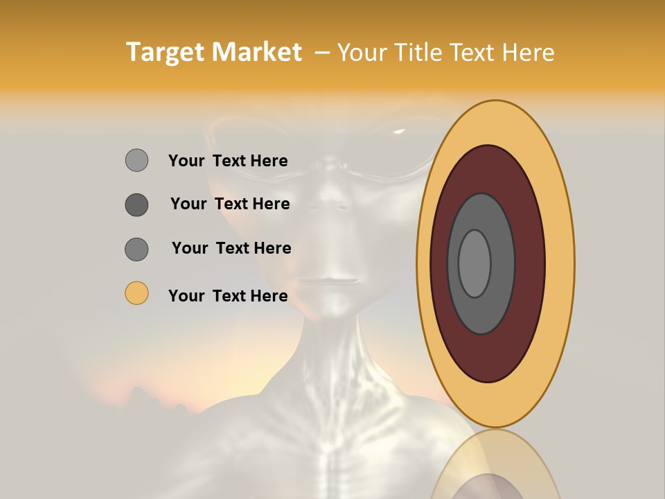 Eyesight Extraterrestrial Expression PowerPoint Template