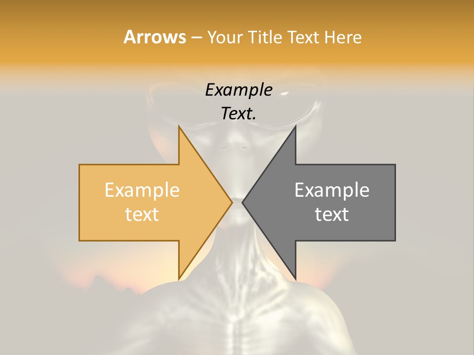 Eyesight Extraterrestrial Expression PowerPoint Template