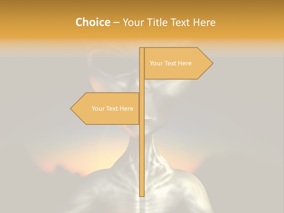 Eyesight Extraterrestrial Expression PowerPoint Template