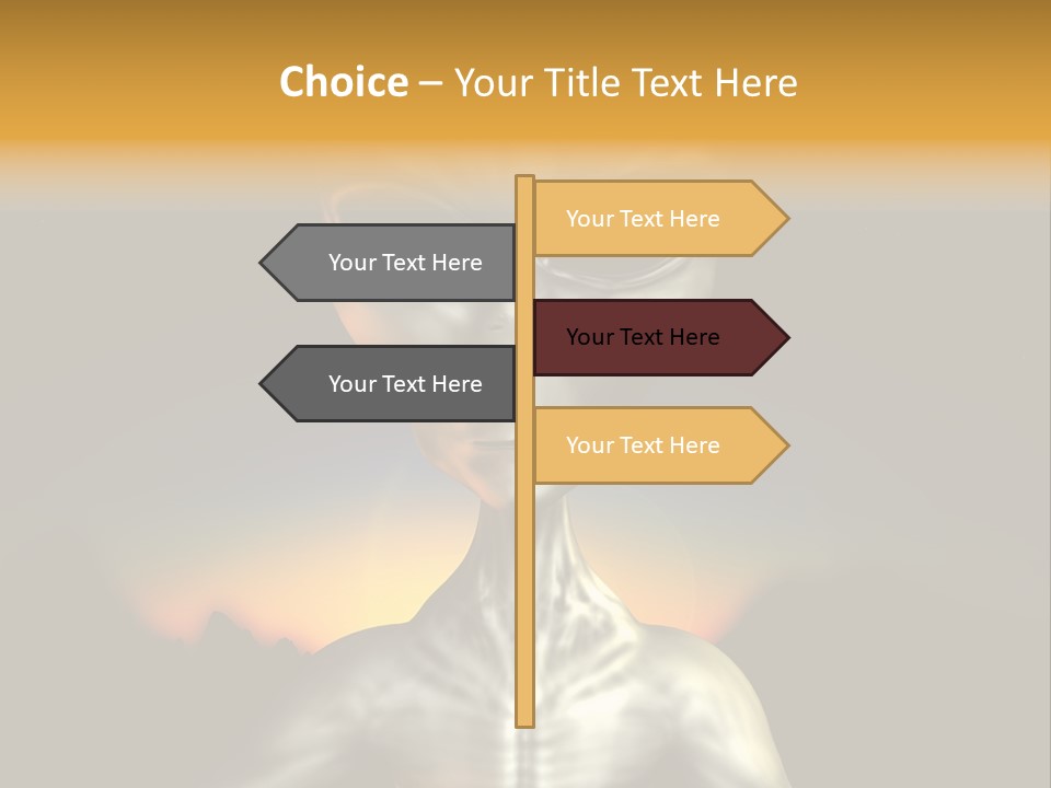 Eyesight Extraterrestrial Expression PowerPoint Template