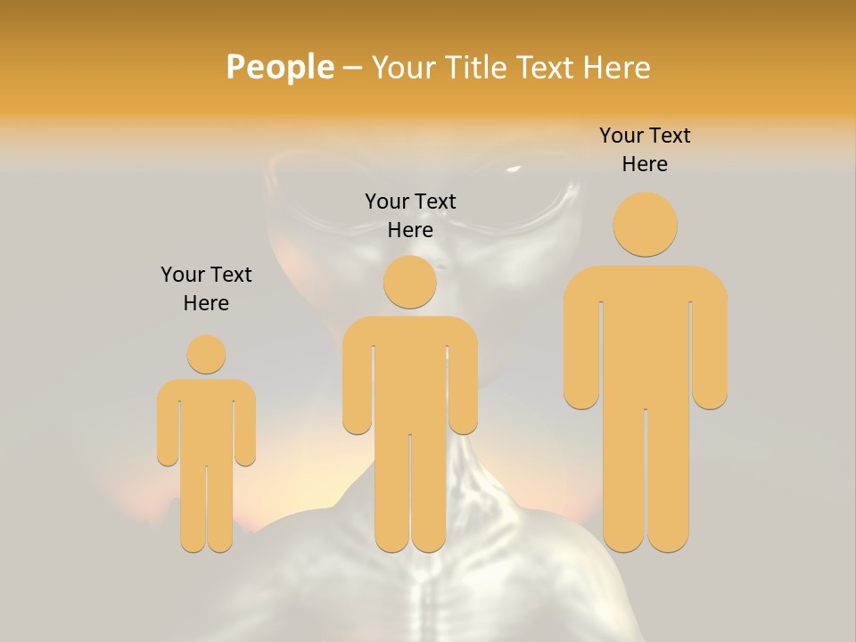 Eyesight Extraterrestrial Expression PowerPoint Template