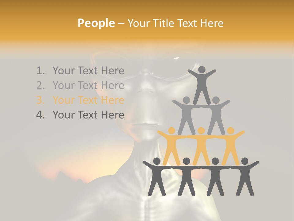 Eyesight Extraterrestrial Expression PowerPoint Template