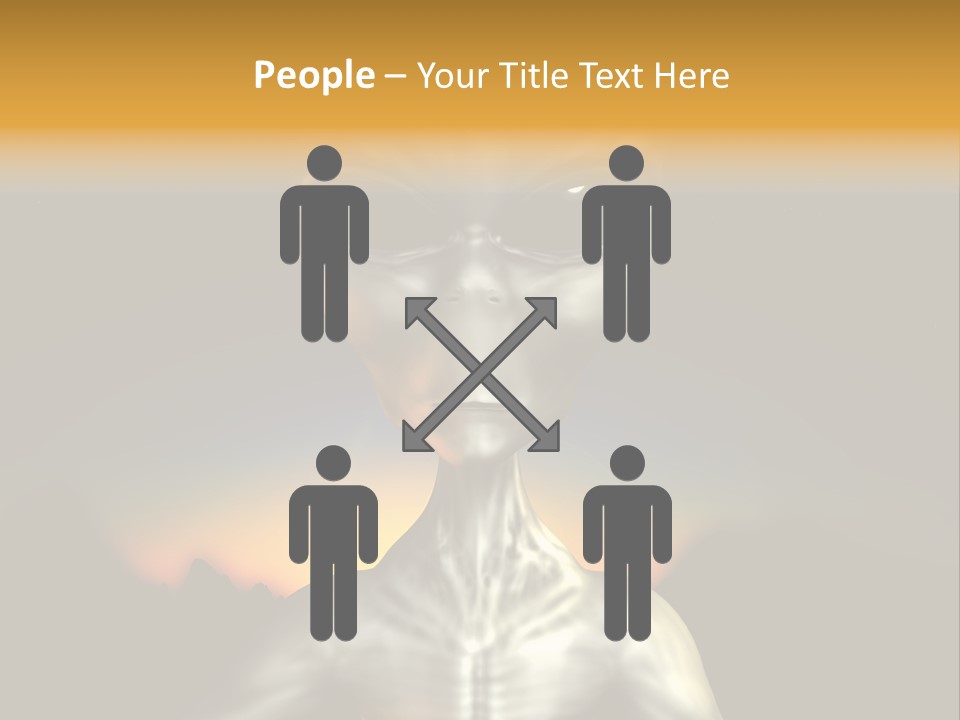 Eyesight Extraterrestrial Expression PowerPoint Template