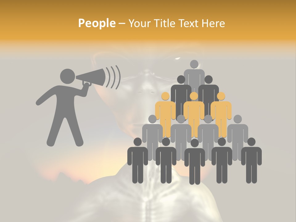 Eyesight Extraterrestrial Expression PowerPoint Template