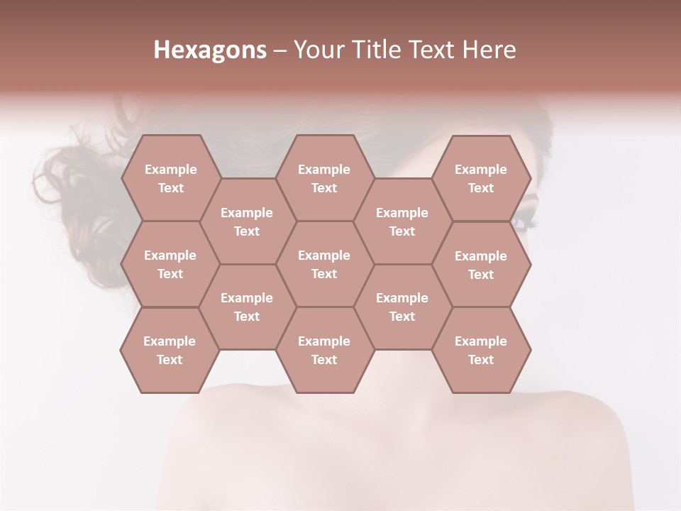 A Woman With Long Hair In A Ponytail PowerPoint Template