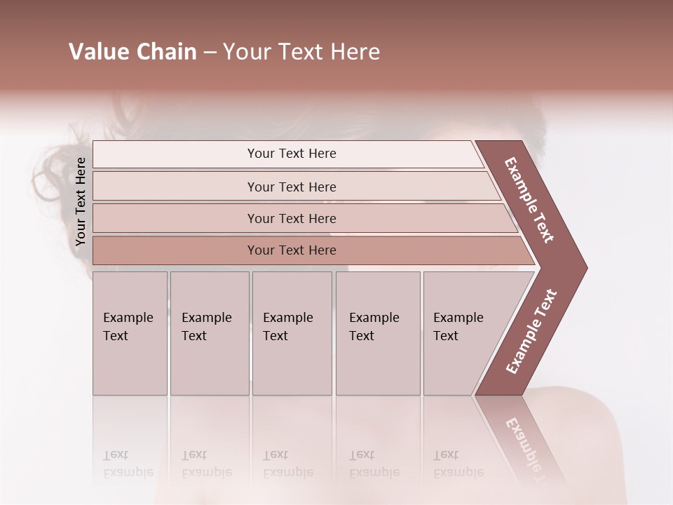 A Woman With Long Hair In A Ponytail PowerPoint Template