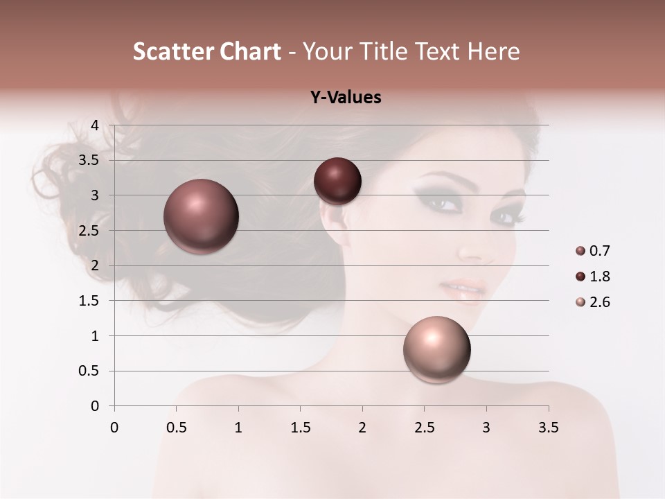 A Woman With Long Hair In A Ponytail PowerPoint Template