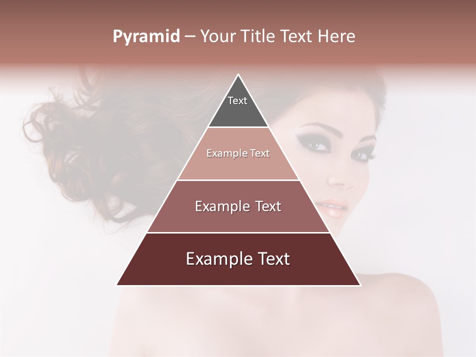 A Woman With Long Hair In A Ponytail PowerPoint Template